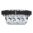 thumbnail image 3 of Honeii Sea Animal Print Square Double Layer Waist Bag,Waist Belt Bag Fashion Fanny Women and Men,For Travel Running Hiking Walking, 3 of 9