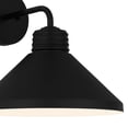 thumbnail image 2 of Quoizel Rencher 1-Light Matte Black Outdoor Wall Lantern, 2 of 9