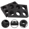 thumbnail image 2 of Miangastore 2Pcs Takeout Pearl Wool Cup Trays Milk Tea Holders Packing Drink Carriers, 2 of 8