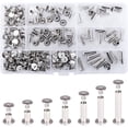 thumbnail image 1 of Kits de tornillos de encuadernación de Metal Sailing 230 Uds 5/6/8/10/12/15/18mm plata, 1 of 5