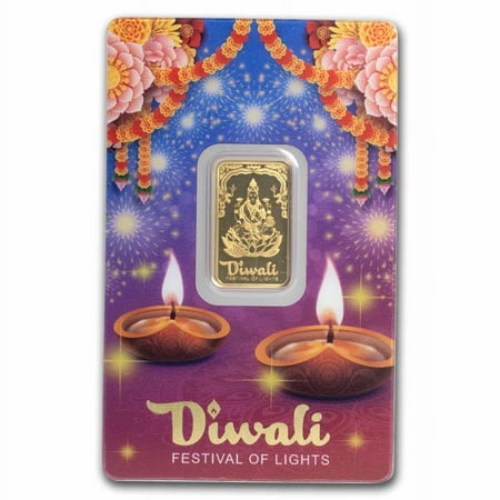 5 gram Gold Bar - 2023 PAMP Suisse Diwali Festival of Lights