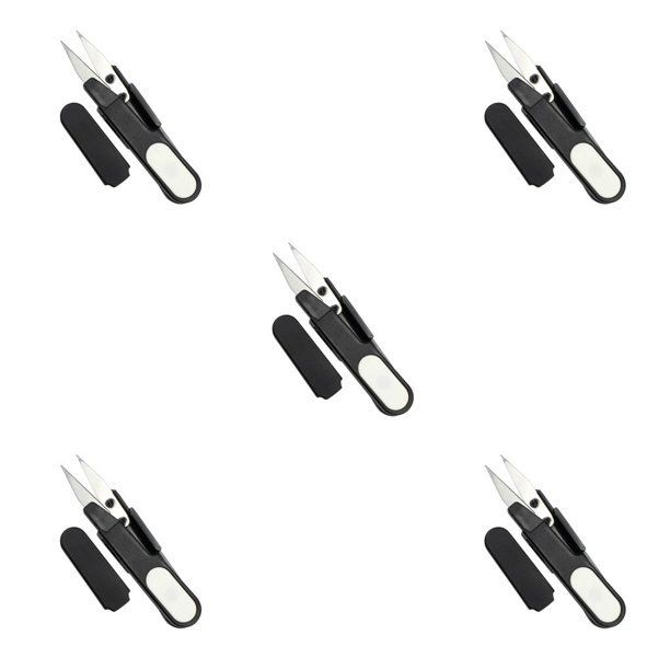 Sonducket Tijeras de coser para cortar hilo de pescar, herramientas para exteriores, cubierta de seguridad profesional multifunción para acampar, mango Type2 NO2 Sonducket CBP311788