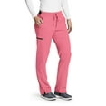 thumbnail image 1 of Grey's Anatomy Women's GRSP500 "Kim Scrub Pant" Elastic Waistband Cargo Scrub Pant-Sunkissed Coral-Small Petite, 1 of 1