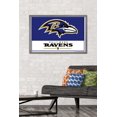 thumbnail image 3 of NFL Baltimore Ravens - Logo 21 Wall Poster, 22.375" x 34" Framed, 3 of 4