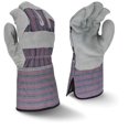 thumbnail image 1 of Radians Shoulder Gray Split Cowhide Double Leather Palm Gauntlet Glove, 1 of 4