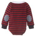 thumbnail image 3 of Mud Pie Boys Baby Cardigan Crawler, Red, 9-12 Months, 3 of 3