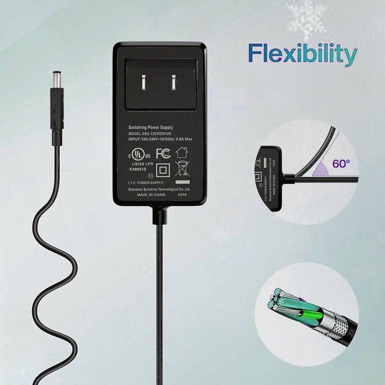 5ft 12V 2.5a Power Supply for Roland Juno-D6 / Juno-D7 / Juno-D8 / D6 5ft 12V 2.5a Power Supply for Roland Juno-D6 / Juno-D7 / Juno-D8 / D6
