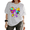 1-White, variant on Cozymy Women Cute Cartoon Halloween Tee Ghost Skull Bow Top Sweet Colorful Round-neck short-sleeved T-shirt