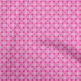 thumbnail image 1 of oneOone Polyester Spandex Fuschia Pink Fabric Geometric Tile Sewing Craft Projects Fabric Prints By Yard 56 Inch Wide, 1 of 4