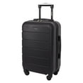 Wrangler 20" HardSide Rolling Carryon Luggage w/ Cup Holder, Black