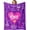 Purple (Aries Gifts), variant on Leo Gifts for Women - Leo Gifts, Leo Gift, Women, Leo Birthday Gifts for Women, Leo Birthday Gift, Leo Zodiac Gifts, Gifts for Leo Women Throw Blanket 50" × 60"