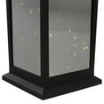 thumbnail image 5 of Northlight LED Lighted Flickering  Candle Lantern - 12" - Black, 5 of 6