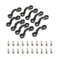 thumbnail image 2 of 10 Pieces Nylon Bungee Deck Rings Tie Down Pads Eyes with 20 Screws for Boat Kayak Deck Rigging Kit, 2 of 8