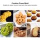 thumbnail image 4 of Pistola de Acero Inoxidable Cookie Press con 20 Discos para Hornear, Kit para Hacer Galletas Spritz, 4 of 9