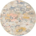 thumbnail image 2 of Rugs.com Lotus Collection Rug – 7' Round Multi Low Rug Perfect For Kitchens, Dining Rooms, 2 of 6