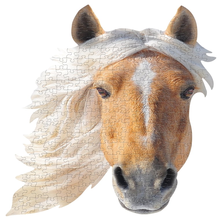 I AM Bluebird 300 Piece Animal Head-Shaped Jigsaw Puzzle - Fun & Educational Family Activity