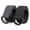 A-black+grey, variant on Men Canvas Belt Web Fabric Casual Belt with Black Double D-ring 1 1/2" Wide Set of 2