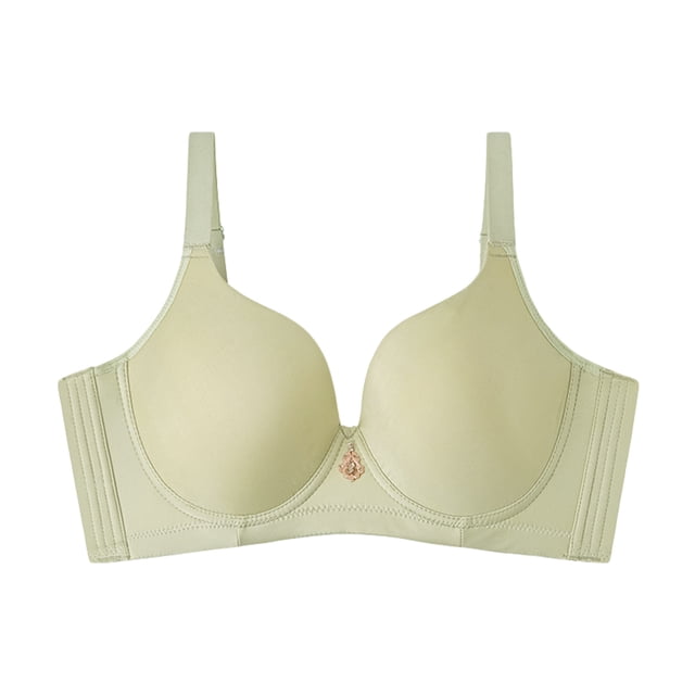 FhsagQ Soutien-Gorge Grande Taille pour Femmes 5TG Soutien-Gorge Mince Doux avec Armature Rehausseur Réglable Rétractable pour Femmes Affaissées Soutien-Gorge Grande Taille Sans Armature Vert 36