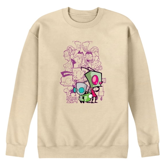 Invader Zim - Invader Zim Collage - Men's Crew Fleece Sweatshirt