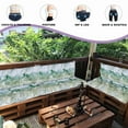 thumbnail image 5 of XXLYY Porch Swing Cushions, Waterproof Swing Replacement Cushions with Backrest and Ties, Garden Bench Seat Cushion, Outdoor Porch Patio Swing Non-Slip Chairs Pad, 5 of 7
