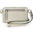 thumbnail image 2 of BADGLEY MISCHKA Madalyn Vegan Leather Pouch Belt Bag (Champagne), 2 of 3