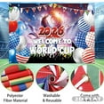 thumbnail image 3 of 2D FLAT 1pc 2026 World Cup International Flag Banner, 43x71inch World Flags Polyester Backdrop Banner, Party Hanging Wall Decorations, for Clubs, School, Office, Sport Event, Home Party Backdrop, 3 of 6