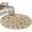 Brown, variant on Round Area Rug 3 Ft, Vintage Botanical Washable Non-Slip Circle Carpet for Living Room/Bedroom, Country Herbs Leaves Plants Flowers Brown Low-Profile Small Floor Mats Collection Rugs for Indoor