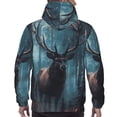thumbnail image 7 of Salouo Mystical Forest Elk Pattern Men's Fall Hoodie Sweatshirt,Sport Hoodie with Pockets for Men Pullover Casual Hooded Sweatshirt-3X-Large, 7 of 7