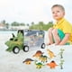 thumbnail image 2 of Juego de Camión de Transporte de Plástico, Remolque, Triceratops cortos Zulema Camión de transporte, 2 of 5