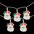 thumbnail image 3 of Northlight LED Micro Santa Claus Christmas Light Set - 8" Clear Wire - 10ct, 3 of 4