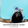 thumbnail image 4 of Miangastore 1 Ensemble Mini Tambour Portable pour Enfants 6 Notes Tambour à Langue Petit Instrument de Percussion Mini Tambour de Pluie Tambour pour Enfants, 4 of 8