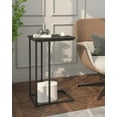 Innerjoin C Shaped End Table, C Side Table for Sofa, Couch and Bed, Tv