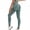 Green women high waisted leggings a1, variant on Cagogo Women's High Waisted Stretch Slim Fit Leggings Long Pants Casual Sporty Workout Gym Yoga Activewear Trousers Running Lounge Athletic Bottoms, Army Green L