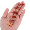thumbnail image 4 of FOMIYES Knitting Row Counter Chain with Agate Number Charms and Enamel Butterfly Pendant for Sweaters, 4 of 5