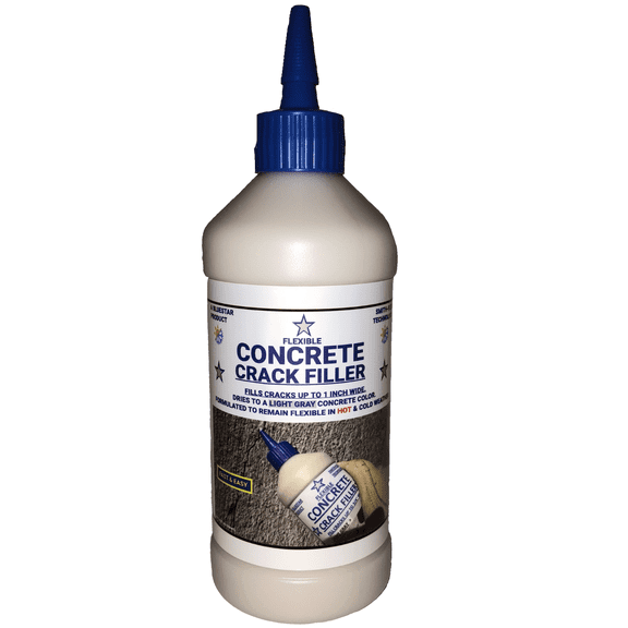 Bluestar Flexible Concrete Crack Filler Light Gray, 16 oz