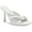 White, variant on INC Womens Black Comfort Ruched Birana Square Toe Stiletto Slip On Heeled Sandal 7 M