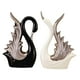 thumbnail image 2 of 2 figuras de cisne para escritorio, regalo de boda, arte artesanal, adorno para fiesta. Estilo A, 2 of 9