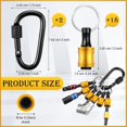 thumbnail image 2 of 18Pcs Bit Holder Keychains 3 Pcs 1/4 3/8 1/2 Inch Socket Portable Hex Shank Screwdriver Impact Drill Bit Holder, 2 of 7