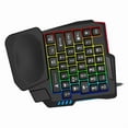 thumbnail image 4 of Ergonomics Gaming Keyboard Single Hand Usb Wired 35key One Handedly RGB Backlight Mini Keyboard, 4 of 5