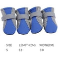 thumbnail image 3 of Zapatos para perros Pet Paw Protector Boot Puppy Zapatillas antideslizantes (Azul oscuro S) JShteea Libre de BPA, 3 of 8
