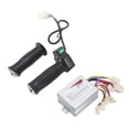 thumbnail image 2 of DC12V 500W Brushed Speed Controller with Twist Grip Brush Motor Control Box for Electric Bike Scooter, 2 of 14