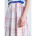 thumbnail image 4 of Free Assembly Women's and Women's Plus Button-Front Cotton Maxi Skirt, Sizes XS-4X, 4 of 5