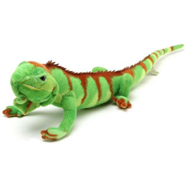 stuffed green lizard