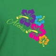 thumbnail image 3 of CafePress - Aloha Flowers T Shirt - Women's V-Neck Dark T-Shirt, 3 of 4
