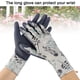 thumbnail image 5 of Un par de guantes largos antideslizantes impermeables a prueba de pinchazos para mujer (azul, S), 5 of 8