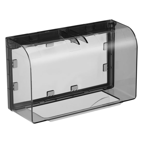 SEWOART Sturdy Splash-Proof Socket Cover Black Plastic for Home Sewoart