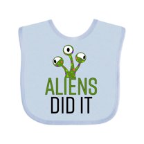 Inktastic Aliens Did It Boys or Girls Baby Bib