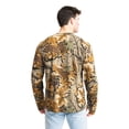 thumbnail image 5 of Realtree Men's Long Sleeve Camo Hunting Bamboo Shirt, Realtree  Advantage Classic Camo, Sizes S-5XL, 5 of 6