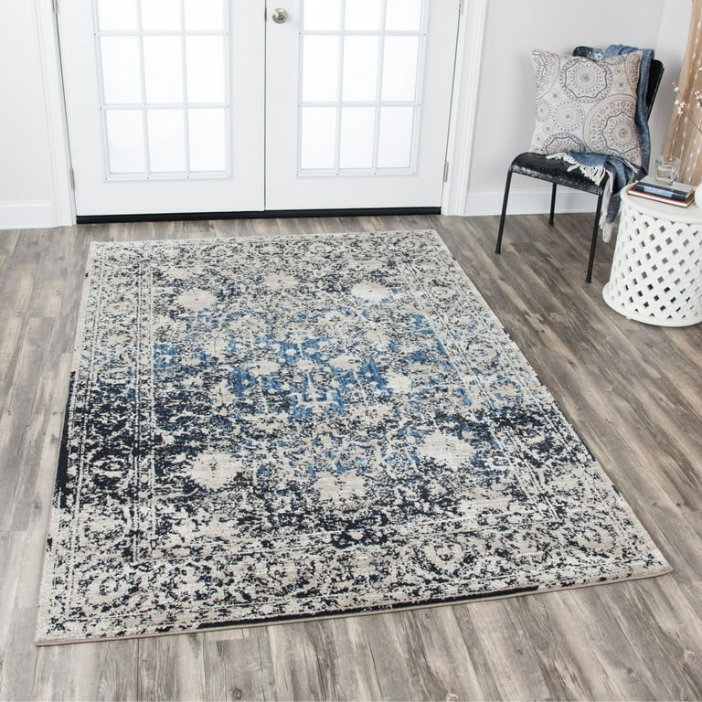 Rizzy Rugs Panache Area Rug PN6956 Taupe Vintage Distressed 6' 7
