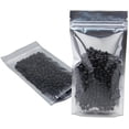 thumbnail image 1 of WACCOMT Pack 100 Pack Zipper Lock Mylar Bags Clear Plastic Silver Aluminum Foil Stand up Pouch for Zip Bags Reusable Lock Seal Heat Sealable Smell Proof Food Storage Packaging Bag (3.5x5.5 inch), 1 of 6